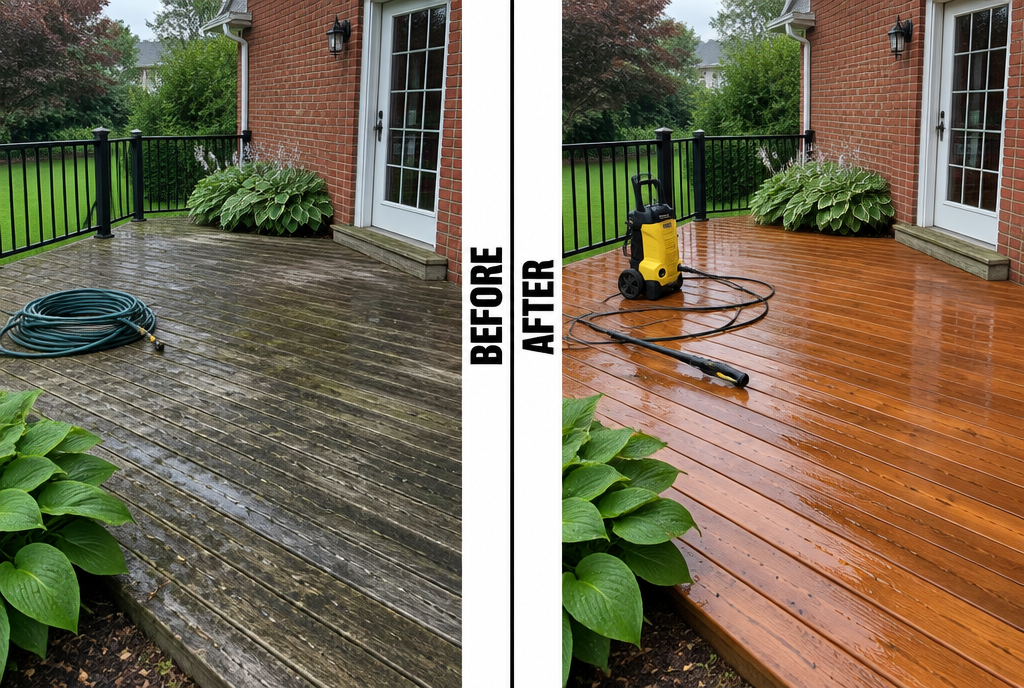Deck refinishing, Brookfield