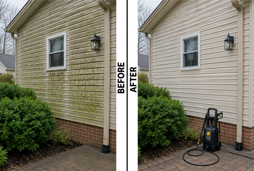 Power washing, New Milford